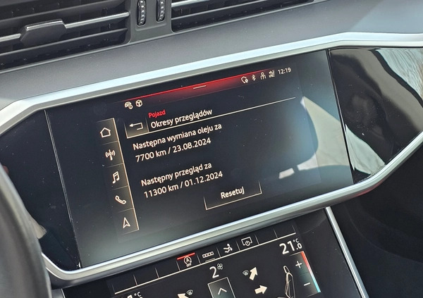 Audi A7 cena 229900 przebieg: 40571, rok produkcji 2020 z Skarszewy małe 254
